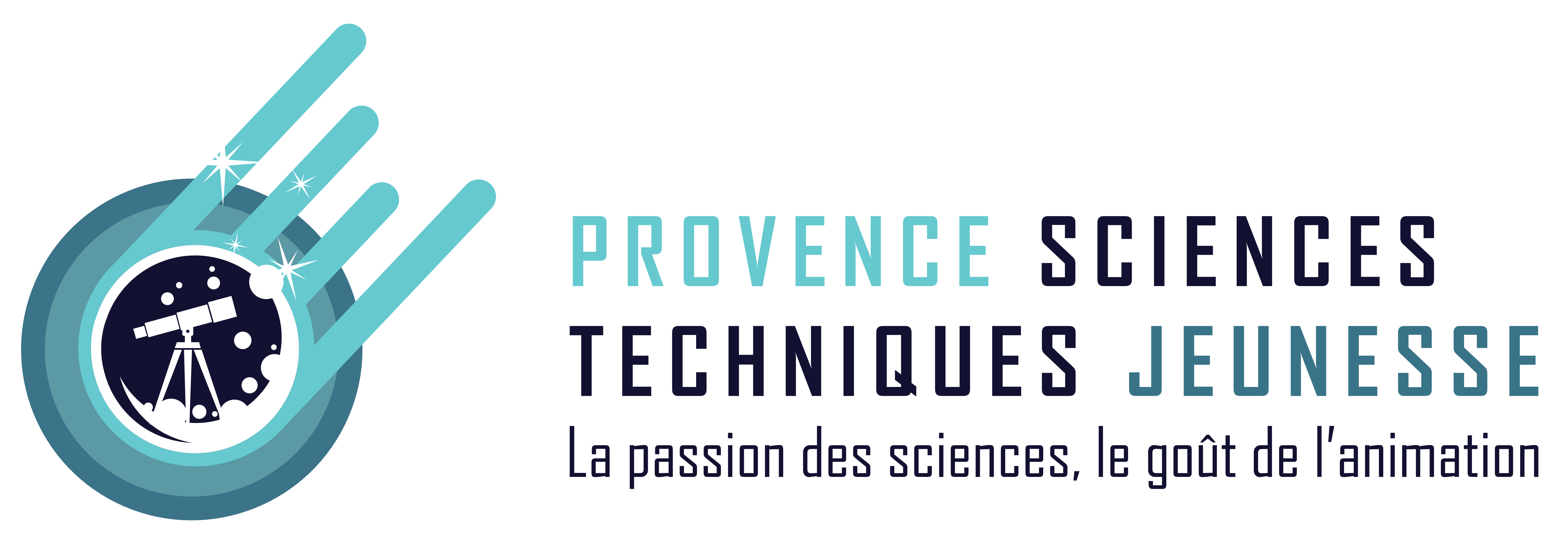 Logo PSTJ - Provence Sciences Techniques Jeunesse - Ecole d'astronomie des Alpes-Maritimes